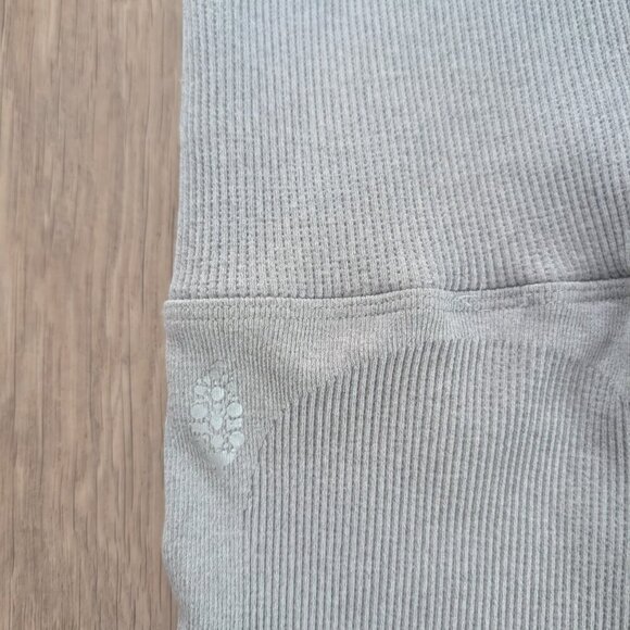 NEW! FP Movement | Happiness Runs Bike Shorts In Heather Grey - Picture 7 of 8